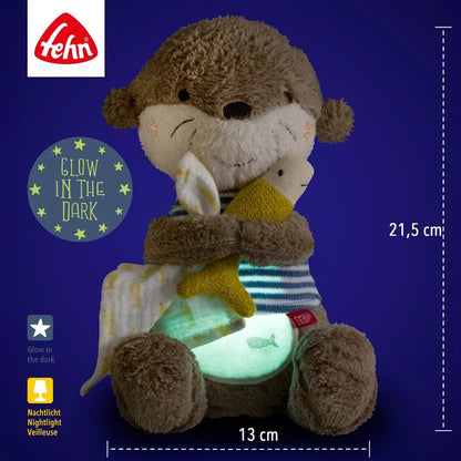 Fehn Otter nočna lučka in ljubkovalna igračka