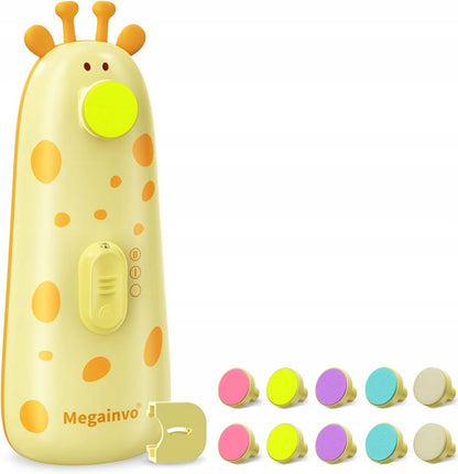 MEGAINVO elektrisk neglefil LED-lampe 10 spidser