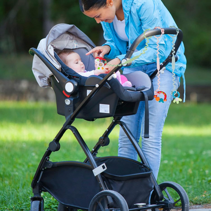 STRAPS FOR BABY silikonska obešanka za dudo, grizalo in igrače 30 cm