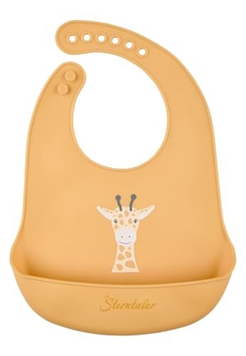 STERNTALER silikonski slinček z žepkom, nastavljiv, BPA FREE