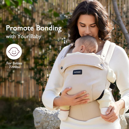 MOMCOZY marsupio per neonati e bambini 3-20kg regolabile