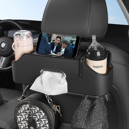 CARODI Multifunktionaler Auto-Organizer für Flaschen, Taschentücher und Zubehör