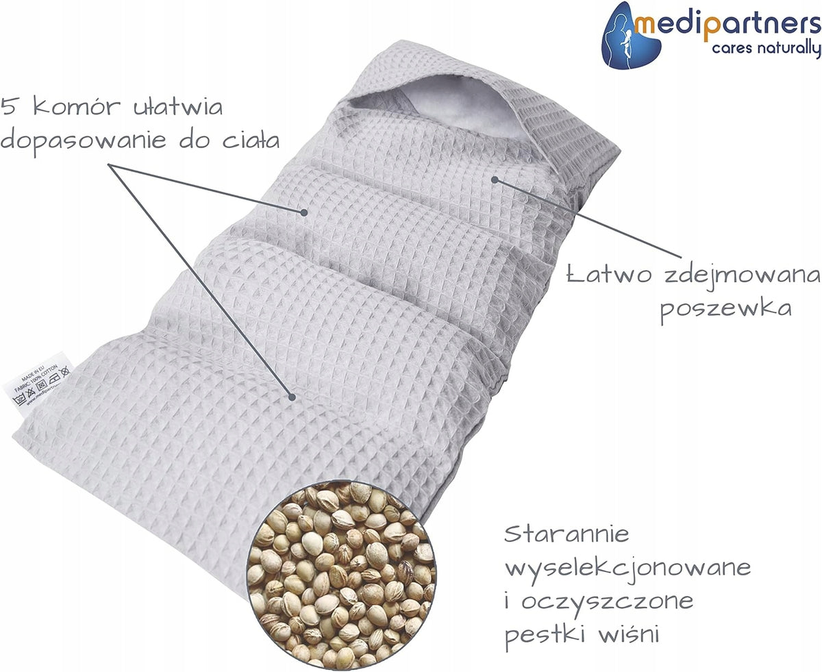 MEDIPARTNERS termofor s češnjevimi koščicami VELIK 800g 60x20 cm