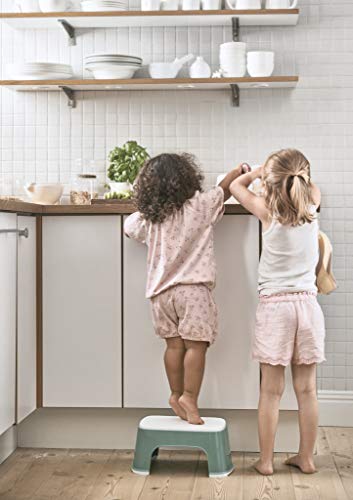 BabyBjörn Step Stool podest dla dzieci antypoślizgowy  zielono-biały