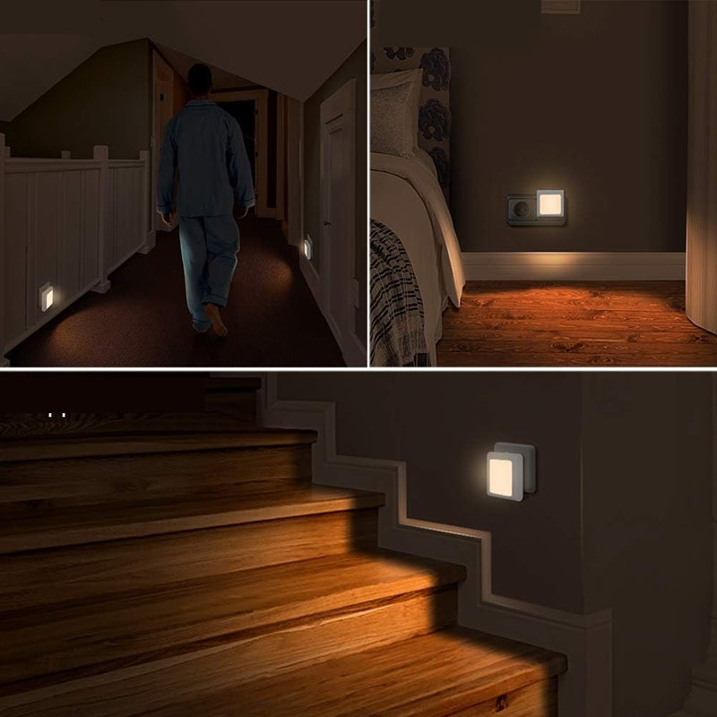 EMOTIONLITE Φωτάκι νυκτός LED πρίζας 7x7 cm 2 τεμάχια