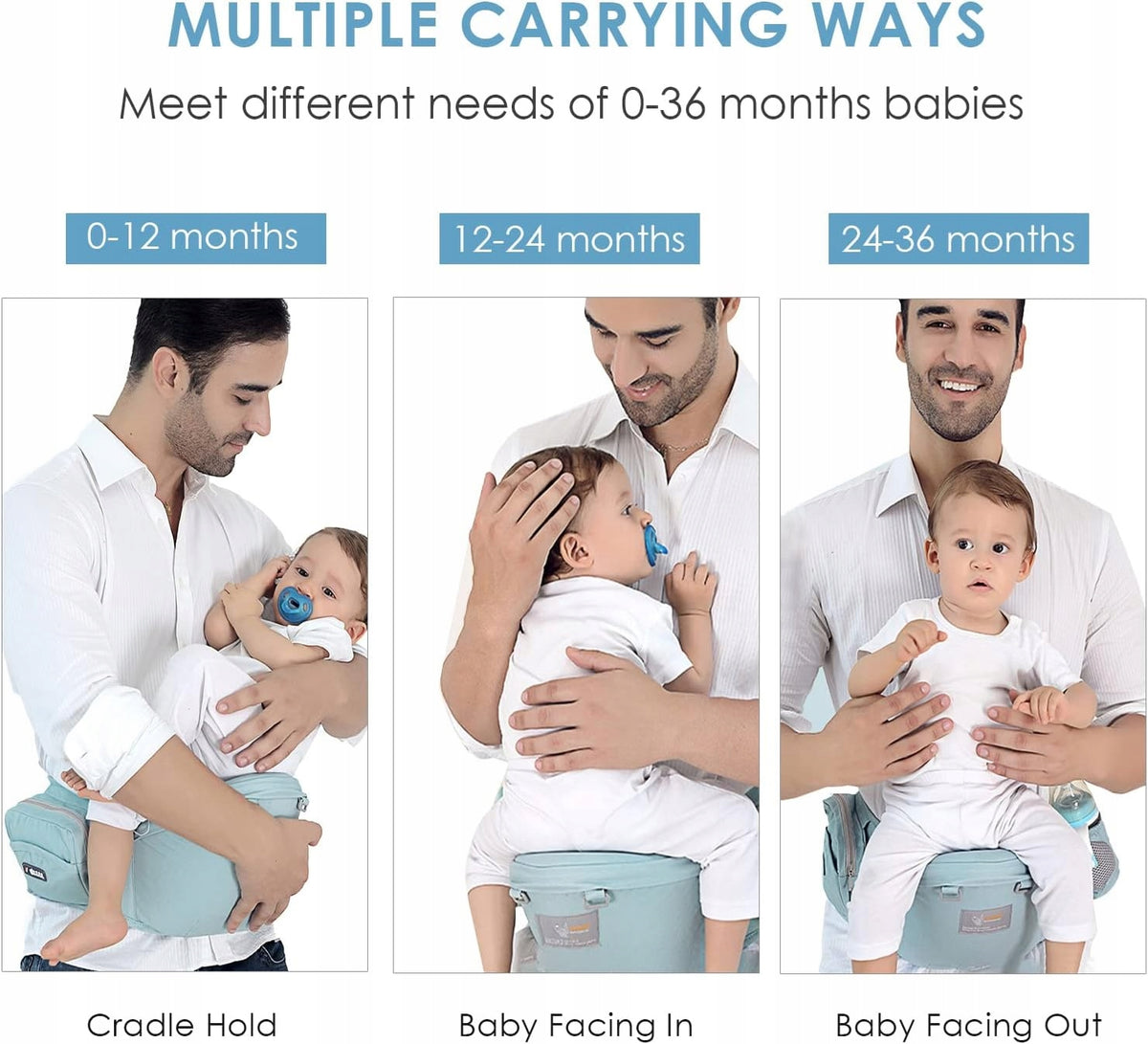 SONARIN portabebés asiento de cadera 0-36 meses