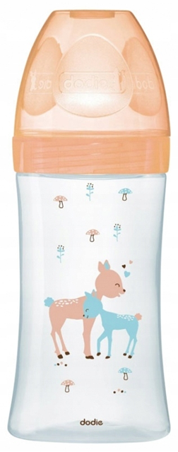 DODIE biberon in vetro 270 ml 0-6 mesi tettarella 2 flusso medio
