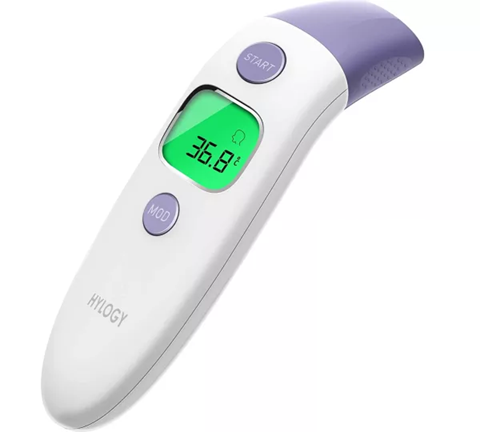 HYLOGY brezkontaktni termometer 4v1 čelo uho prostor hrana + etui