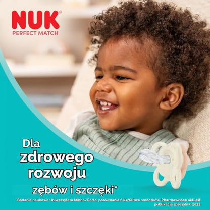 NUK Perfect Match Air pomirjujoče dude 0-6m x2
