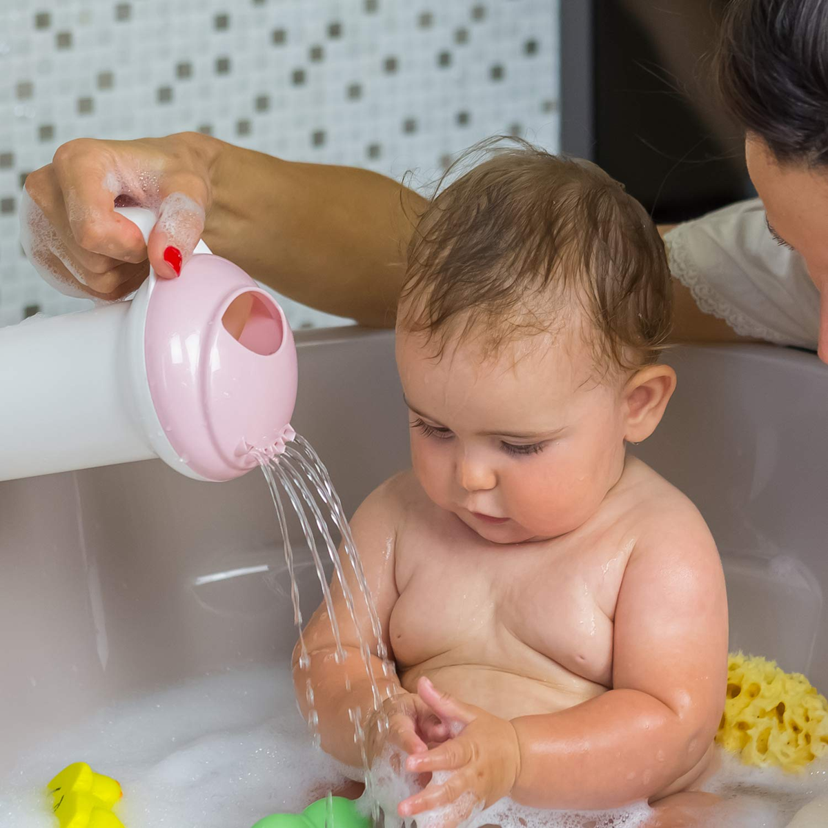 OKBABY Splash posoda za izpiranje otrokovih las 500 ml