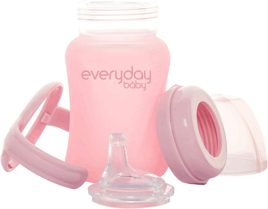 EVERYDAY BABY Bicchiere con beccuccio in vetro antigoccia 150 ml 6 mesi+