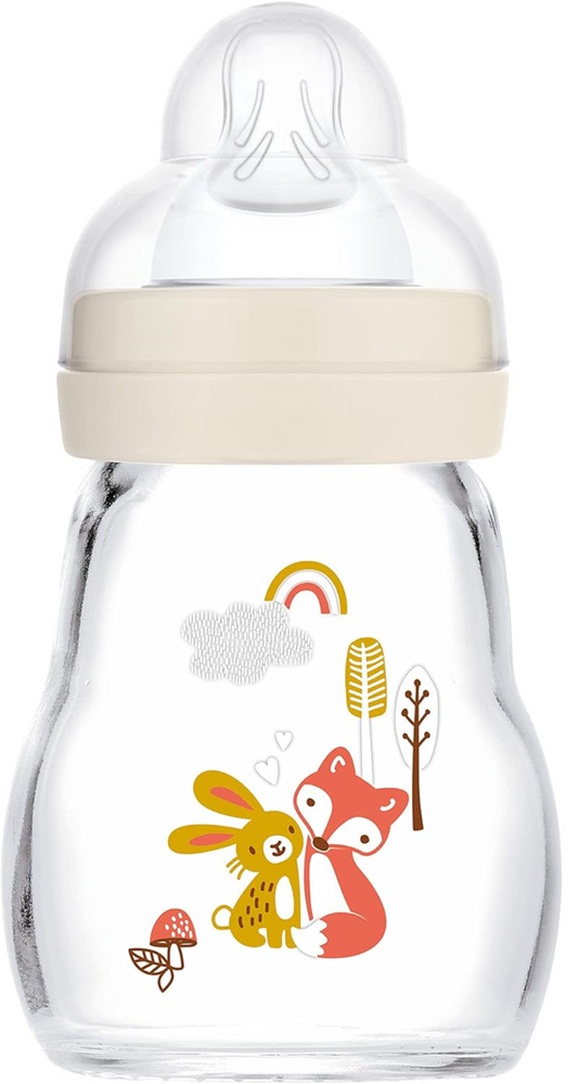 MAM Feel Good sticlă de sticlă 170 ml 0 m+ tetină 1