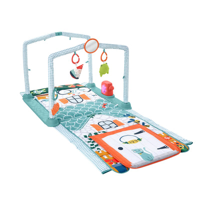 FISHER-PRICE izobraževalna igralna podloga 3v1 Hišica raziskovalca