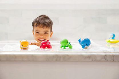 MUNCHKIN Ocean juguetes de goma para el baño 8 unidades