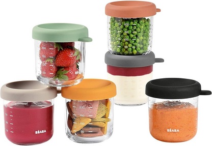 BEABA Glasbehälter für Lebensmittel 6x 250ml