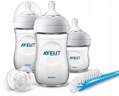 PHILIPS AVENT komplet 4 stekleničk, duda, krtača