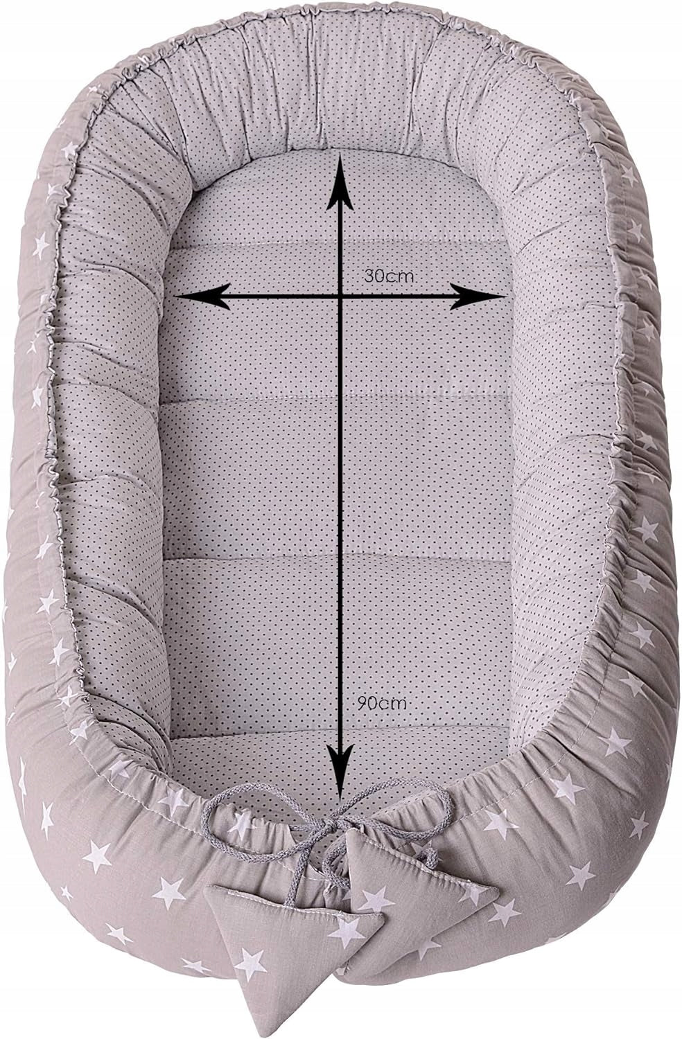 MEDIPARTNERS Baby-Kokon, Nestchen 90 x 50 + Minky-Einlage