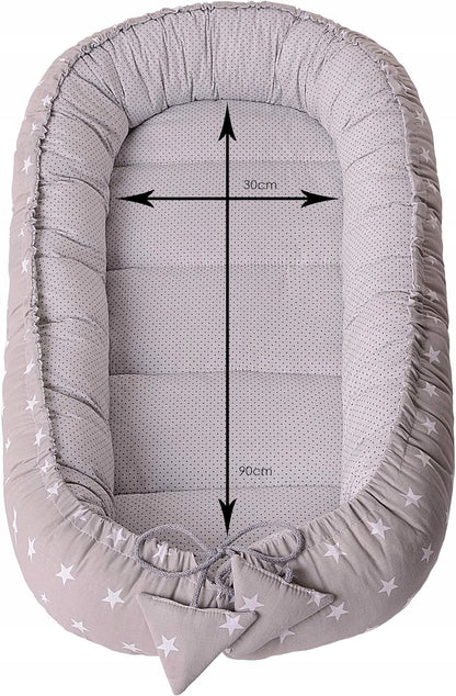 MEDIPARTNERS Baby-Kokon, Nestchen 90 x 50 + Minky-Einlage