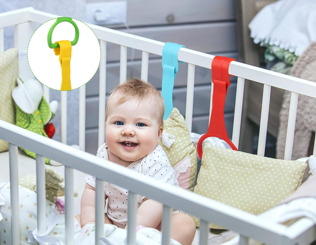 JOY PLUS asas de silicona para cuna que facilitan que el bebé se levante, 4 unidades