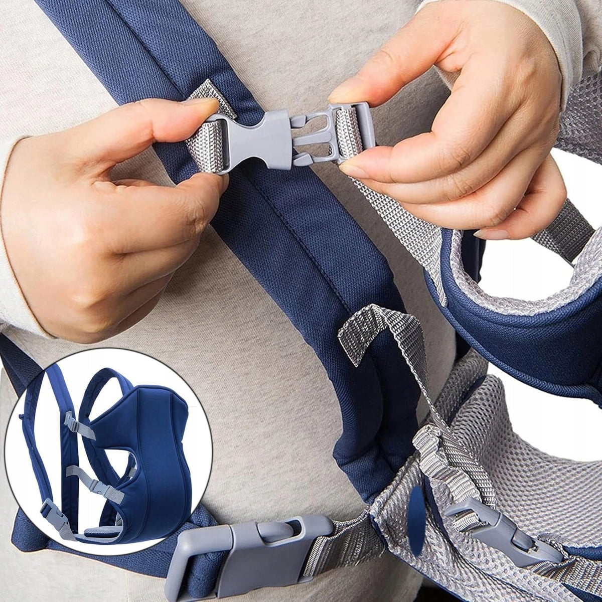ERGONOMISCHE Babytrage, verstellbar, 3,5–15 kg
