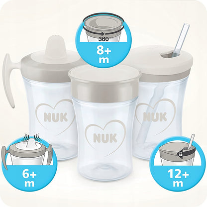 NUK Magic Cup Auslaufsicherer Becher 360°-Trinkrand