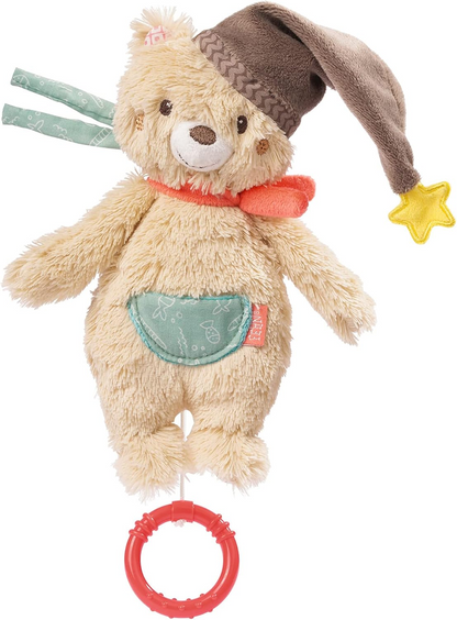 FEHN Beer Bruno peluche con caja de música 21 cm