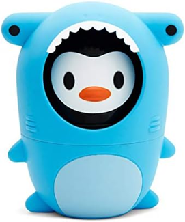 MUNCHKIN Sharky & Pals juguetes de baño 3 en 1 pez, pingüino, tiburón