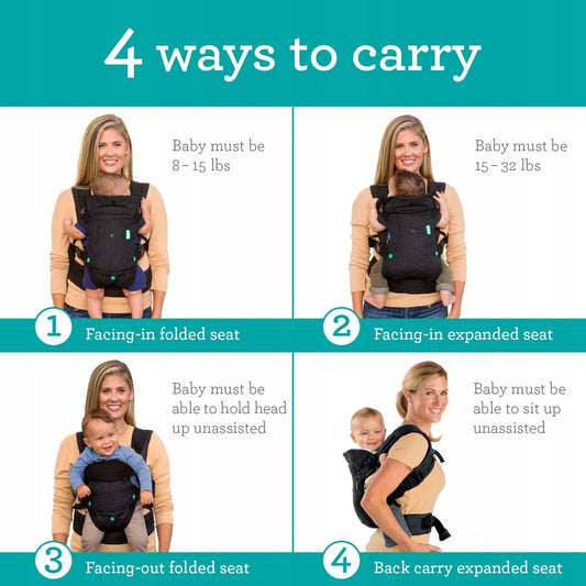 INFANTINO FLIP 4in1 marsupio ergonomico 3,5 - 14,5 kg