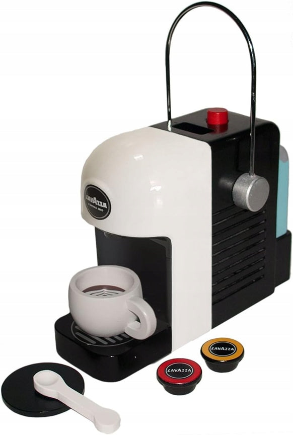 TANNER cafetera de madera LAVAZZA con accesorios