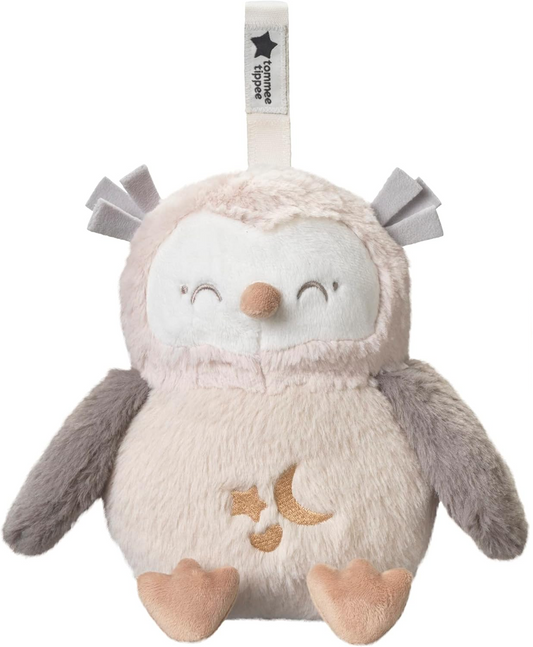 TOMMEE TIPPEE Sowa Ollie Deluxe JUCĂRIE DE PLUȘ lampă sunete