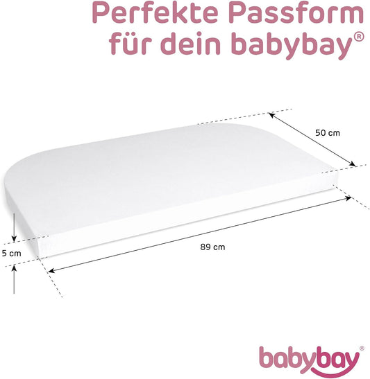 BABYBAY lagen med elastik i jersey DELUXE 89x50 cm