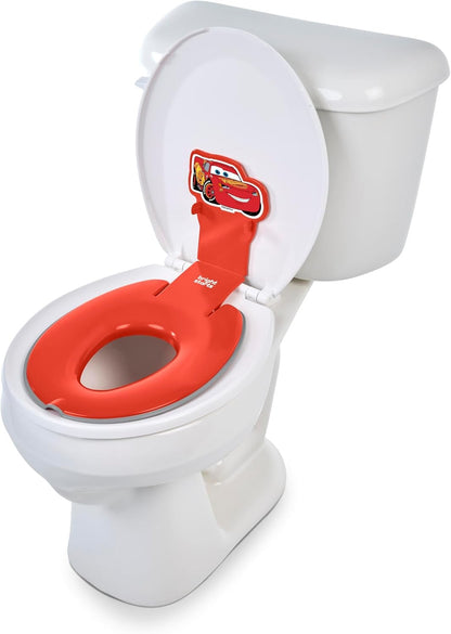 DISNEY Flip & Sit nástavec na WC 18 m+ 23 kg BLESK McQUEEN