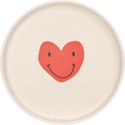 LASSIG Happy Heart plato sin plástico ni celulosa 17,8 cm