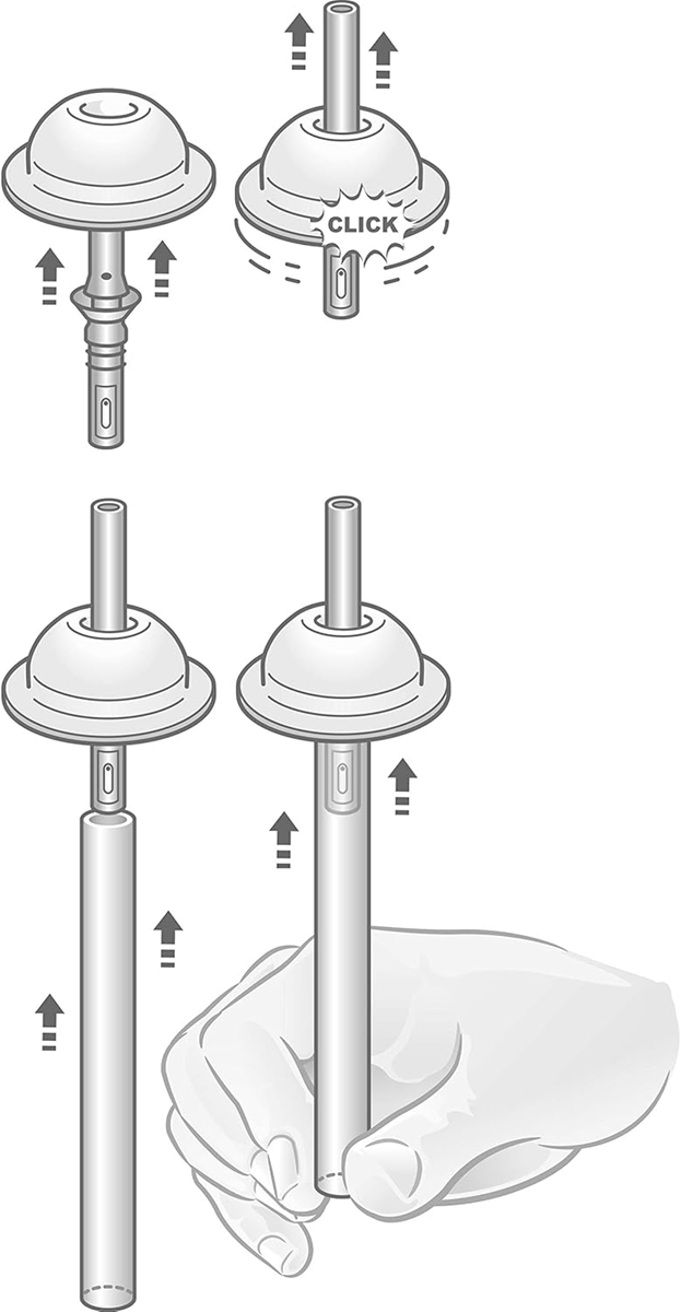 2 boquillas y 2 pajitas para vaso FLEXI CUP