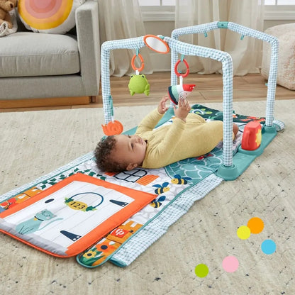 FISHER-PRICE izobraževalna igralna podloga 3v1 Hišica raziskovalca
