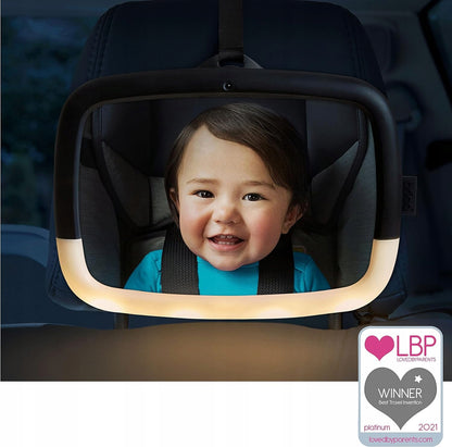 BRICA Baby-Beobachtungsspiegel mit Licht + Fernbedienung
