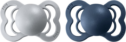 BIBS SUPREME dude za pomirjanje iz kavčuka 0-6m SIMETRIČNE