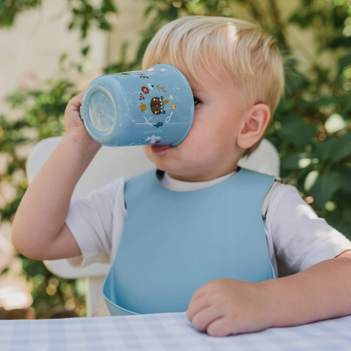 SUAVINEX Geschirr-Set Teller Becher Löffel