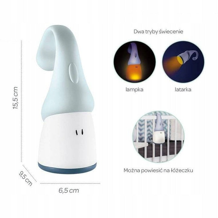 BEABA Pixie 2-in-1 tragbare LED-Taschenlampe und Nachtlicht