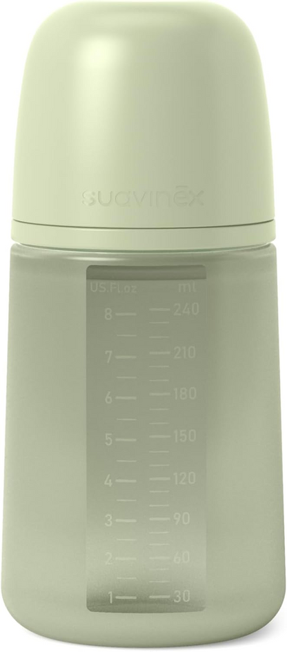 SUAVINEX SELECTION steklenička z asimetričnim cucljem SX PRO 240ml 3m+