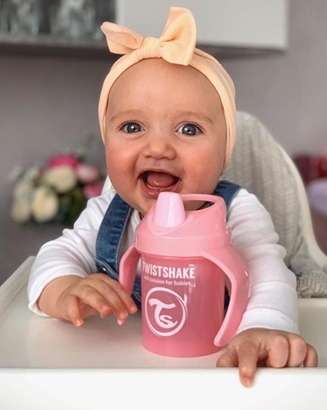 TWISTSHAKE Mini Cup ποτήρι χωρίς διαρροές με στόμιο και μπλέντερ 230 ml 4 μηνών+