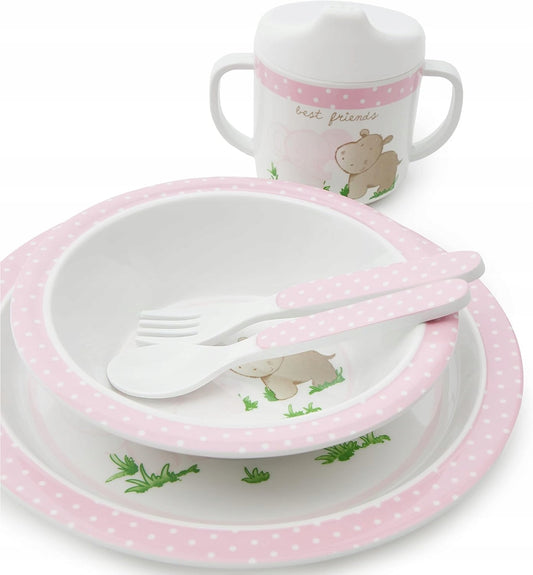 BIECO Melamin-Geschirrset 4-teilig