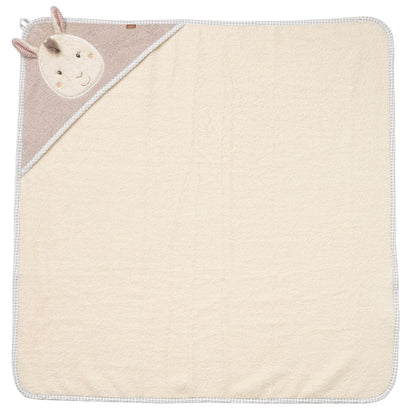 FEHN Peru Toalla con capucha 80x80 cm para bebés de algodón