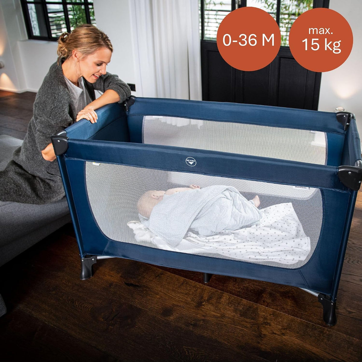 Hauck Dream N Play Plus potovalna posteljica 120x60 do 15 kg