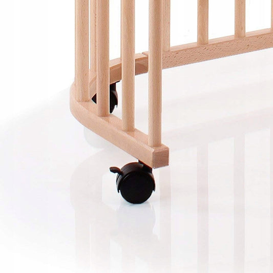 BABYBAY ruote piroettanti con freno per lettino 4 pezzi