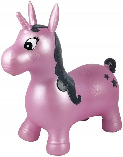 LEXIBOOK Einhorn GUMMI-HÜPFPFERD 57 cm + Pumpe