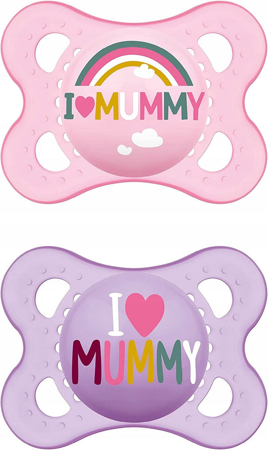 MAM ORIGINAL πιπίλα x2 0-6m +θήκη