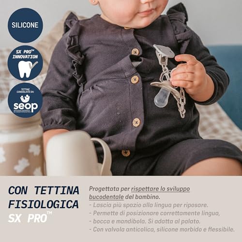 Suavinex SX Pro antikoliková kojenecká láhev 3m+ 270ml M birdies