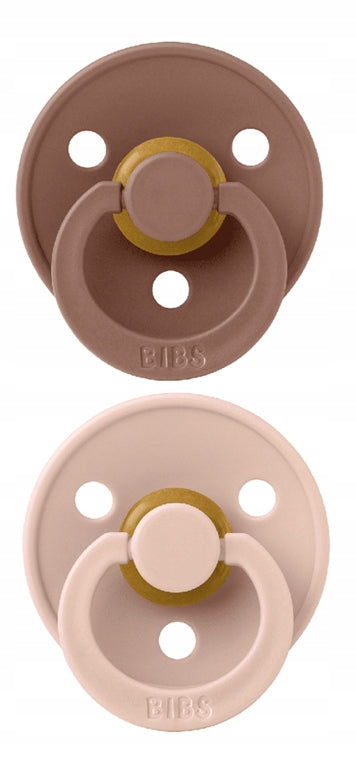 BIBS COLOUR cumlíky 2pack kaučuk 6msc+ SYMETRICKÉ