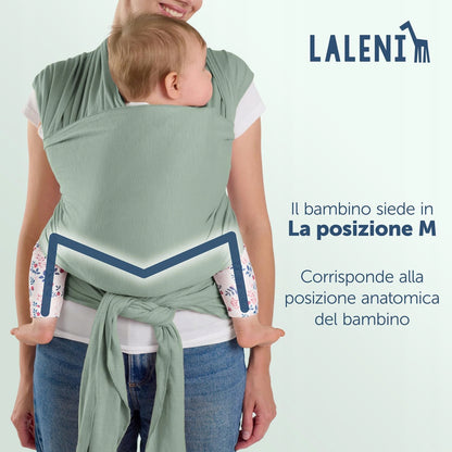 LALENI ελαστικό sling για μεταφορά παιδιού έως 15 kg